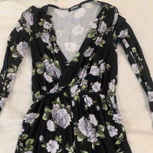 Floral Long Sleeve Romper